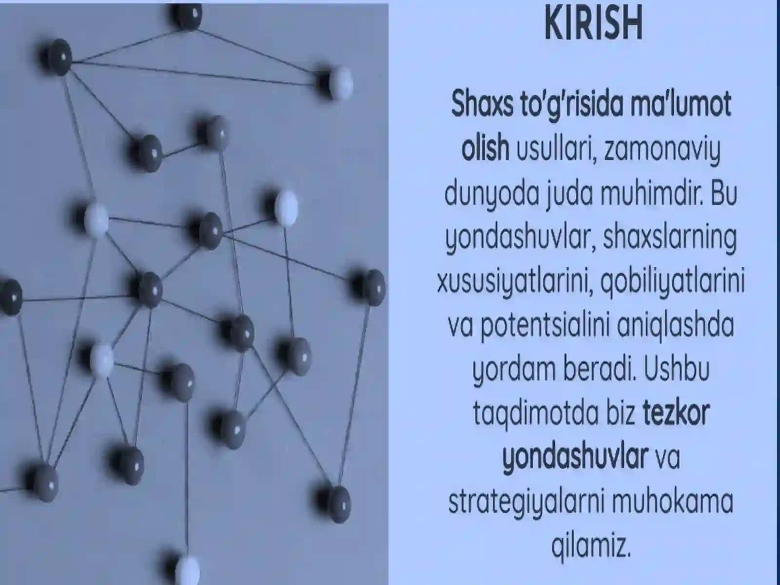 Shaxs togrisida malumot olish usullar 3