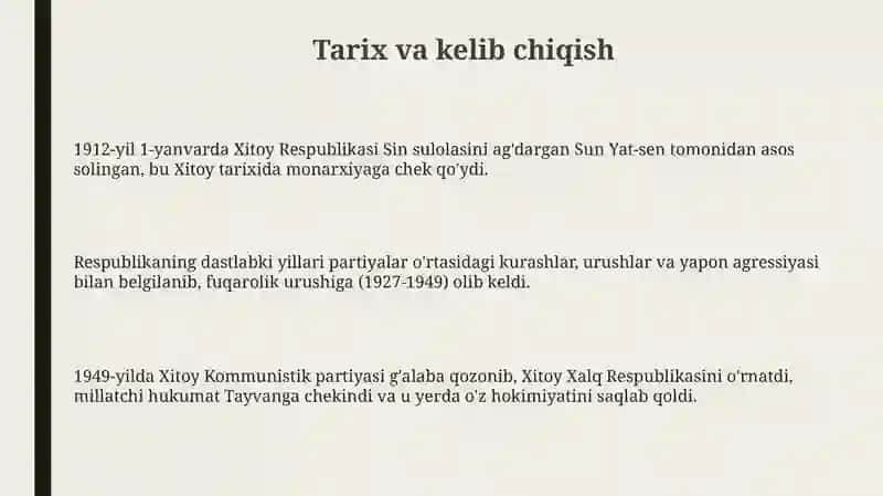 XitoyRespublikasihaqida 3