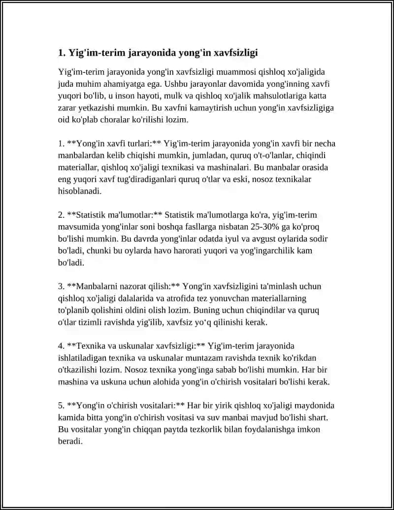 TEZ ALANGALANUVCHI MATOLARGA QO'YILADIGAN YONG'IN XAVFSIZLIGI TALABLARI (TEKISTIL) 3