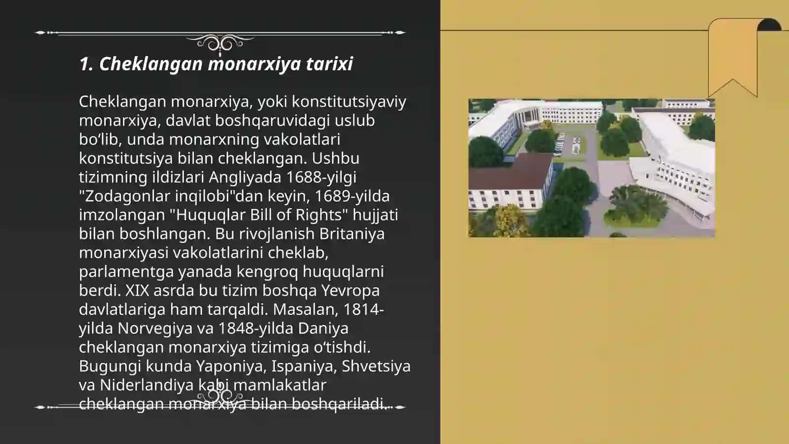 Cheklangan monarxiya 3