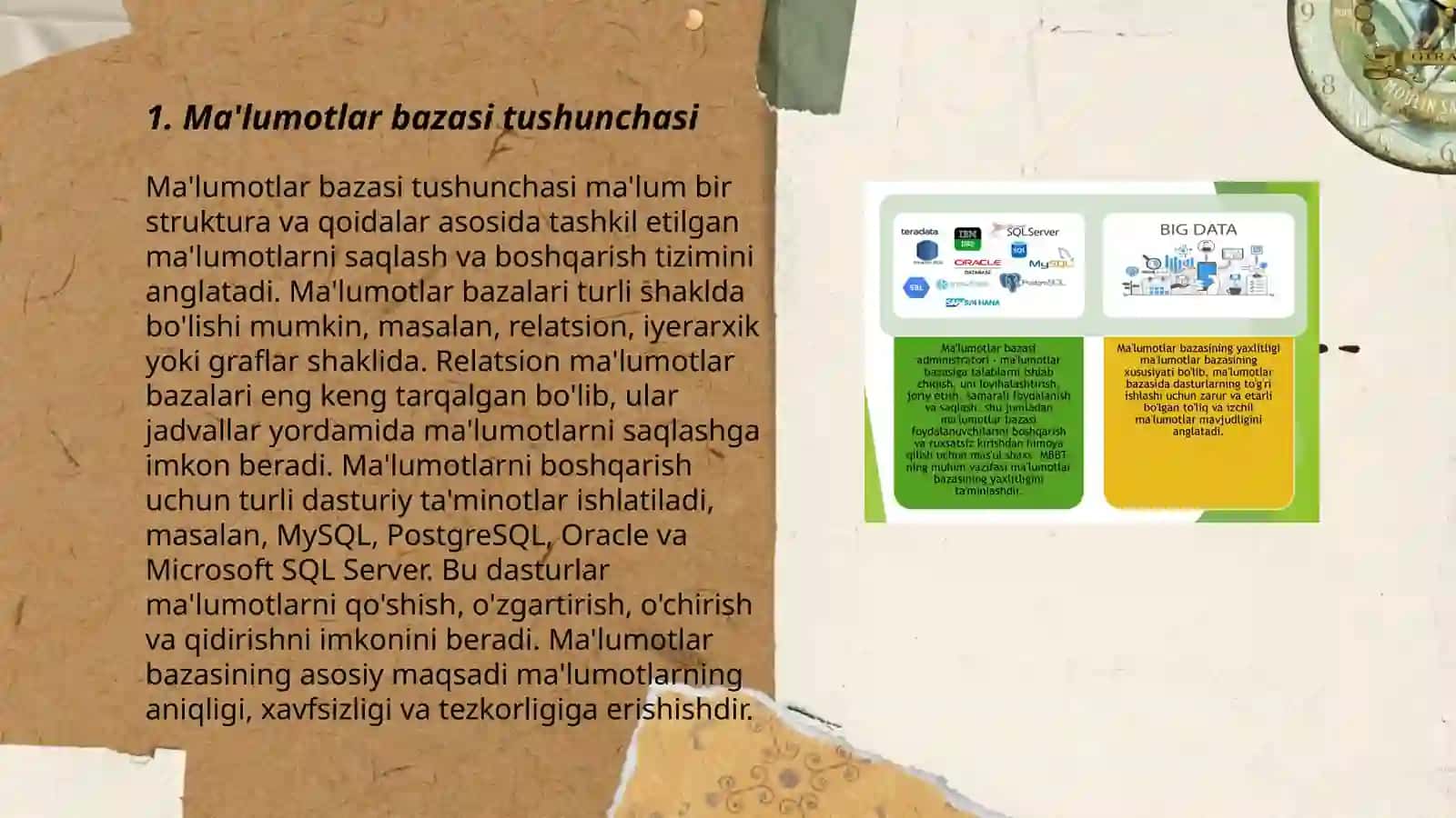 Ma'lumotlar bazasini yaratish 3