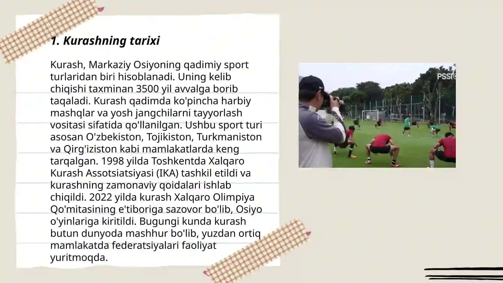 Kurashning Tarixi 3