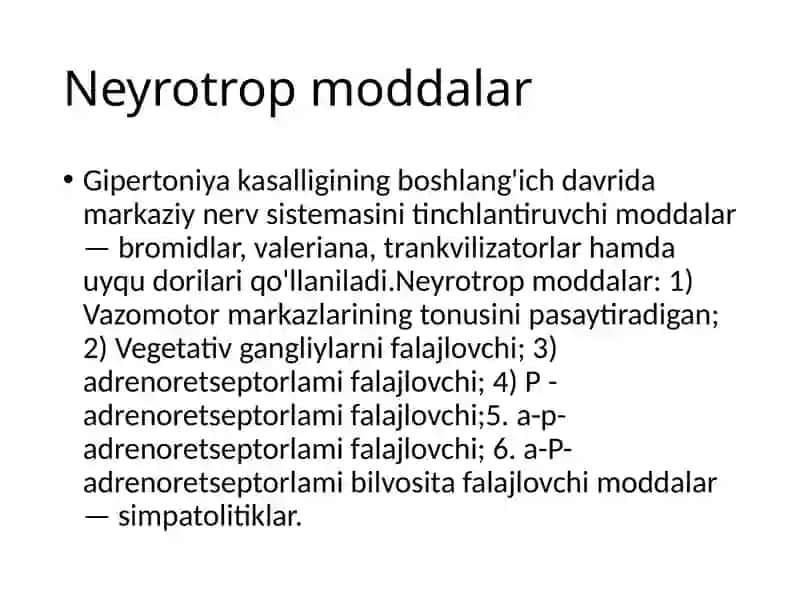 Neyrotrop moddalar 3