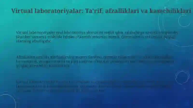 Virtual laboratoriyalar 3
