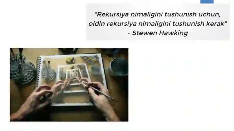 Rekursiv va Iterative Algoritm Dasturlash 3