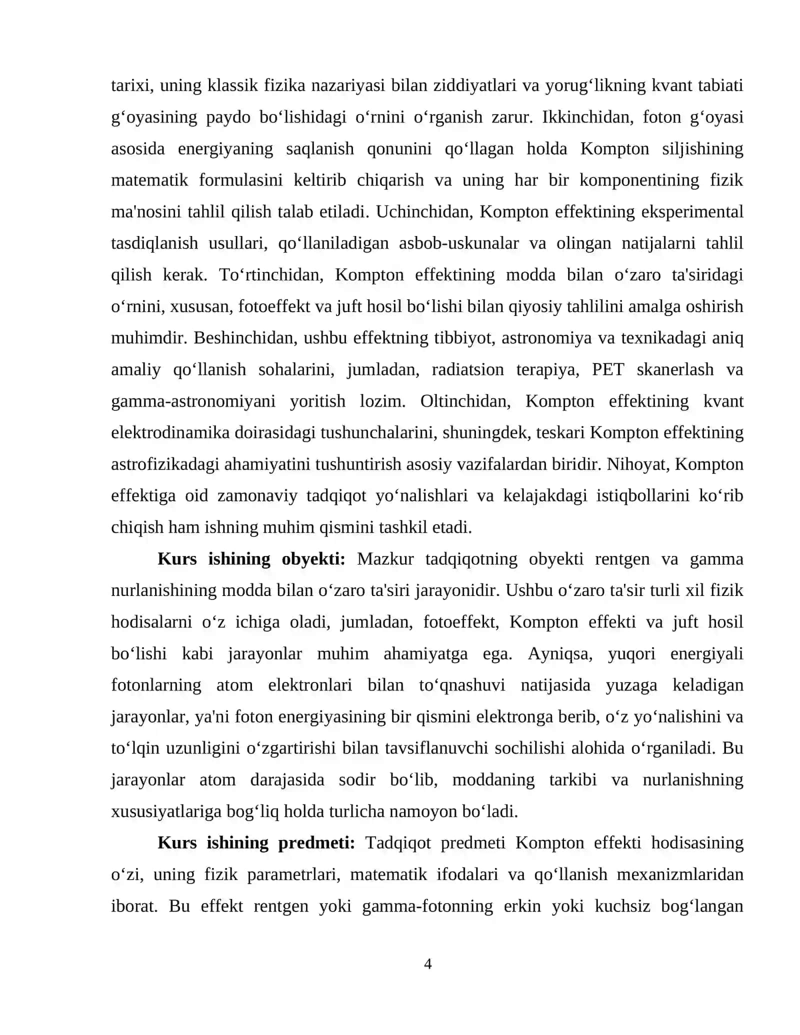 KOMPTON EFFEKTI VA UNING MOHIYATI 3