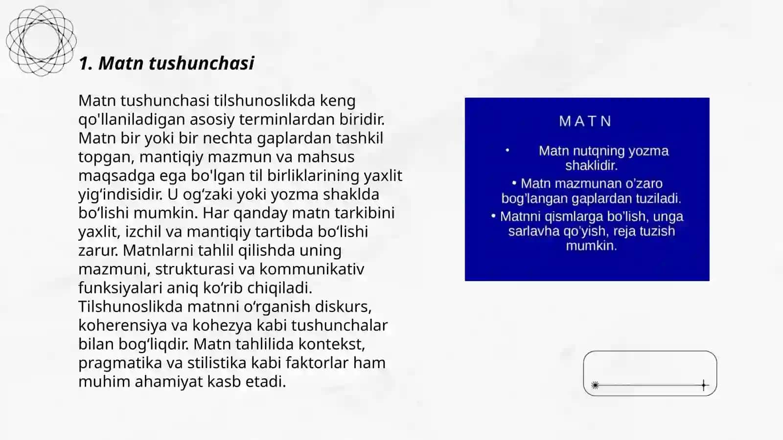 Matn va uning turlari 3