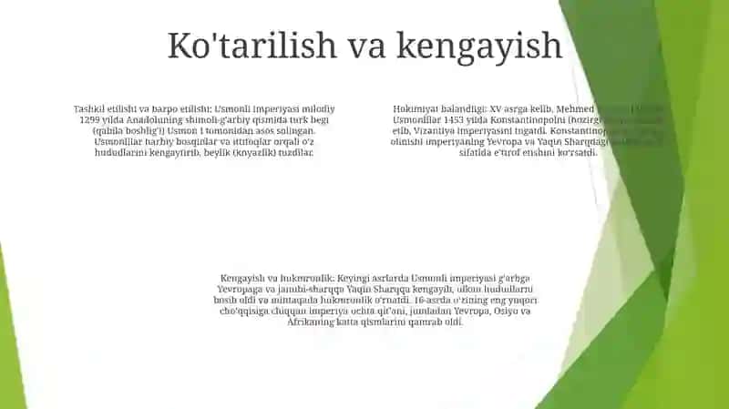 Usmoniylar Imperiyasi 3