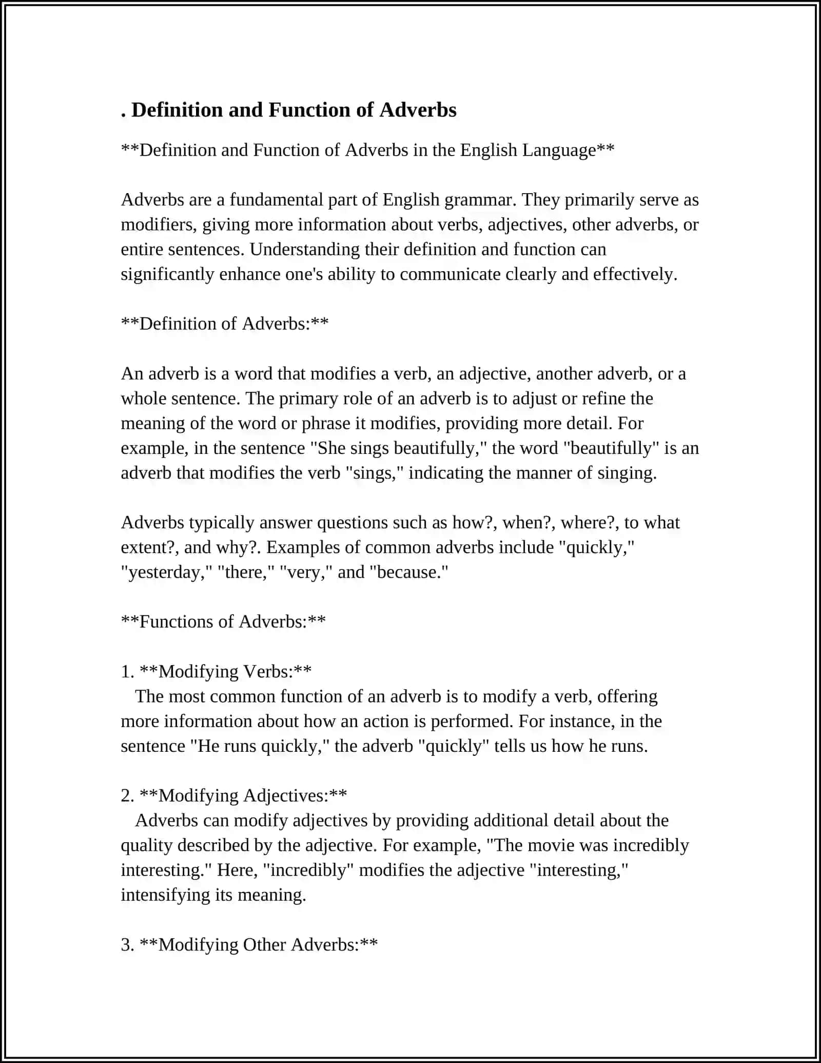 REFERAT: ADVERBLAR 3