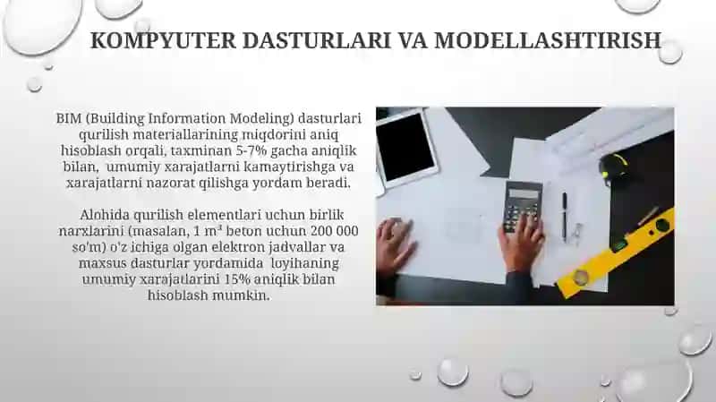 Qurilish harajatlarini aniqlash usullari 3