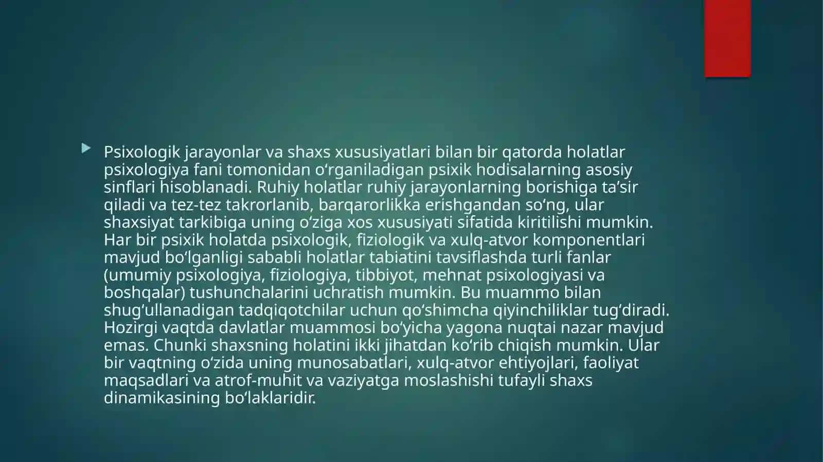 Insonning ruhiy kechinmalari 3