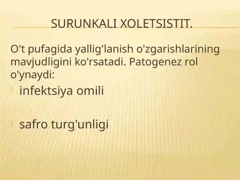 Surunkali xoletsistit 3