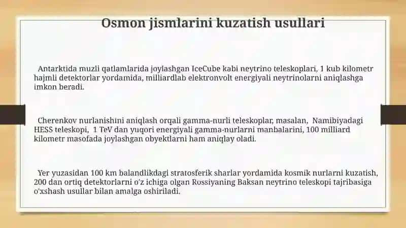 Neytrino Teleskoplari 3