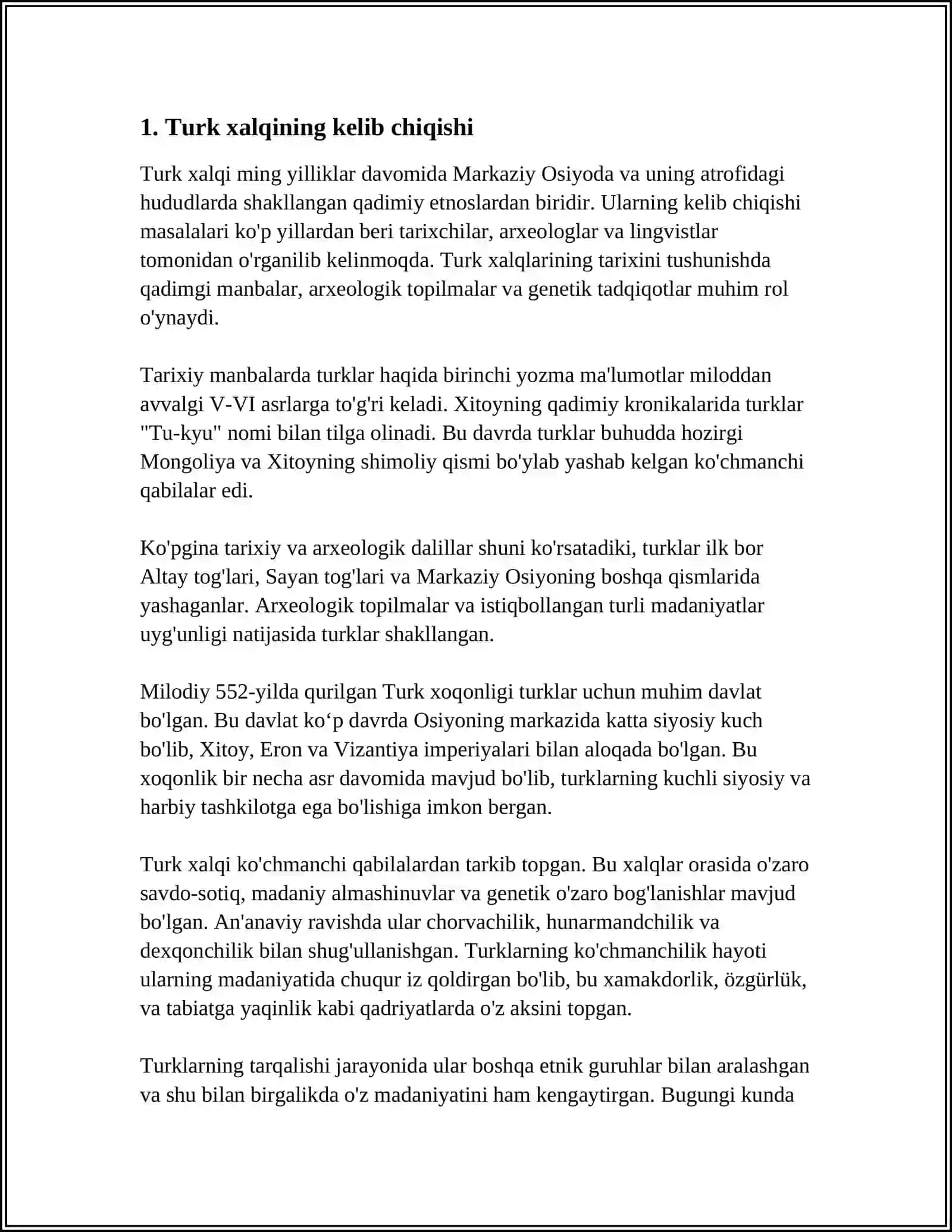 TURKIYA TARIXI 3
