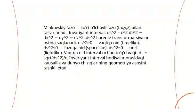 Relyativistik dinamika elementlari 3