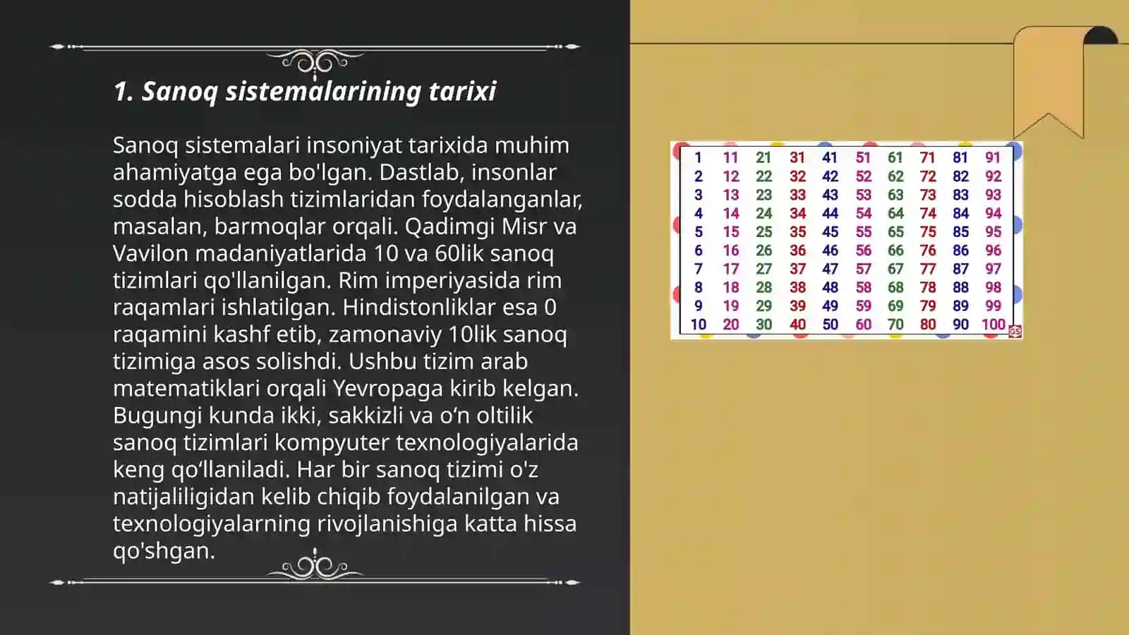 Sanoq sistemalari 3