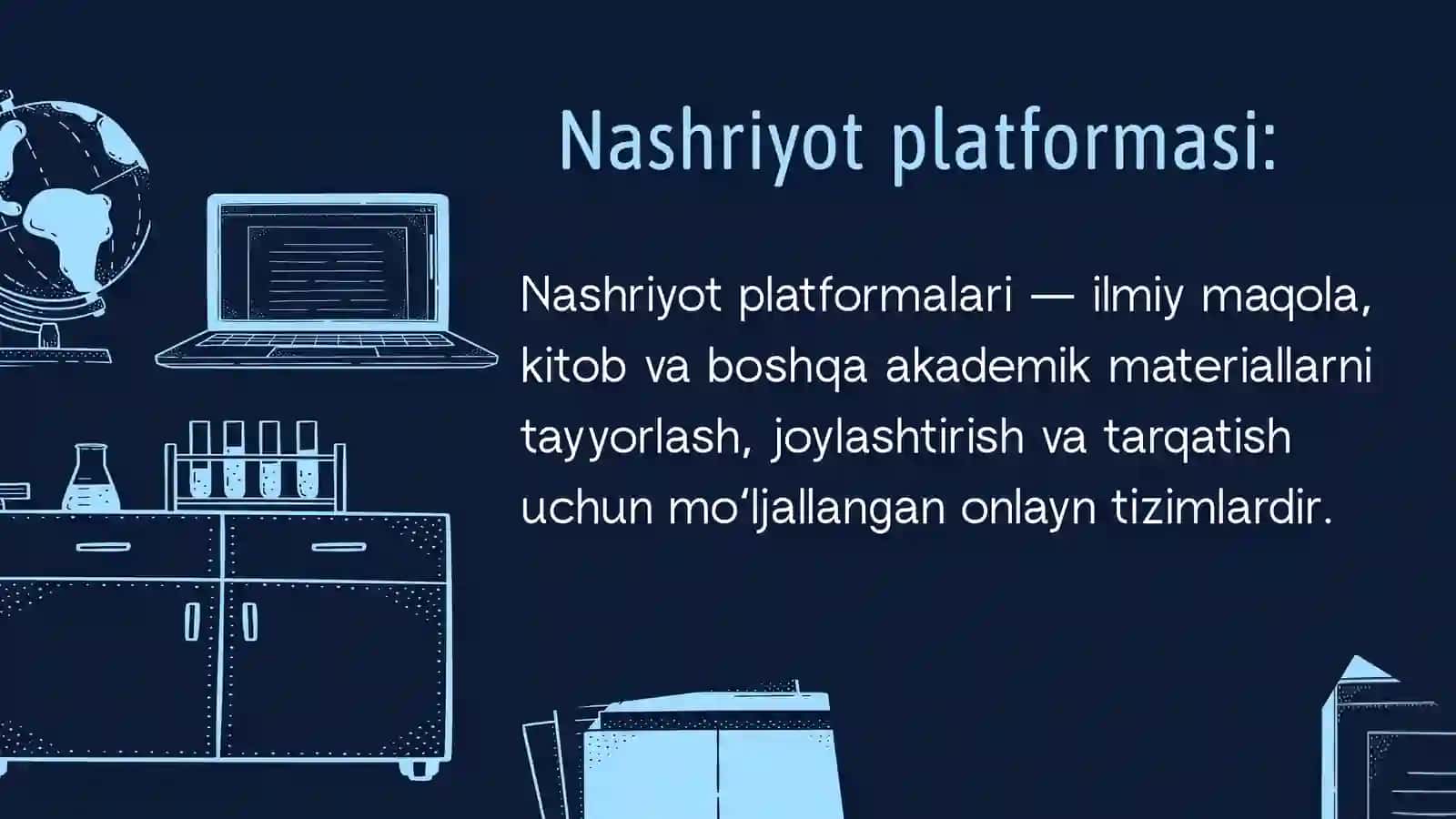 Nashriyot platformalari bilan ishlash 3