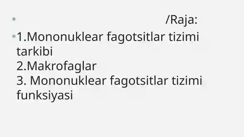 Mononuklear fagotsitlar tizimi funksiyasi 3