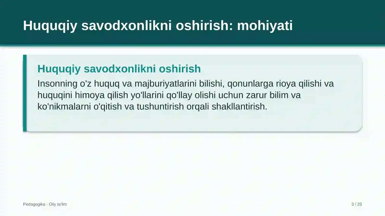 ehtiyot qismlar do'konlarida huquqiy savodxonlikni oshirish 2037 3