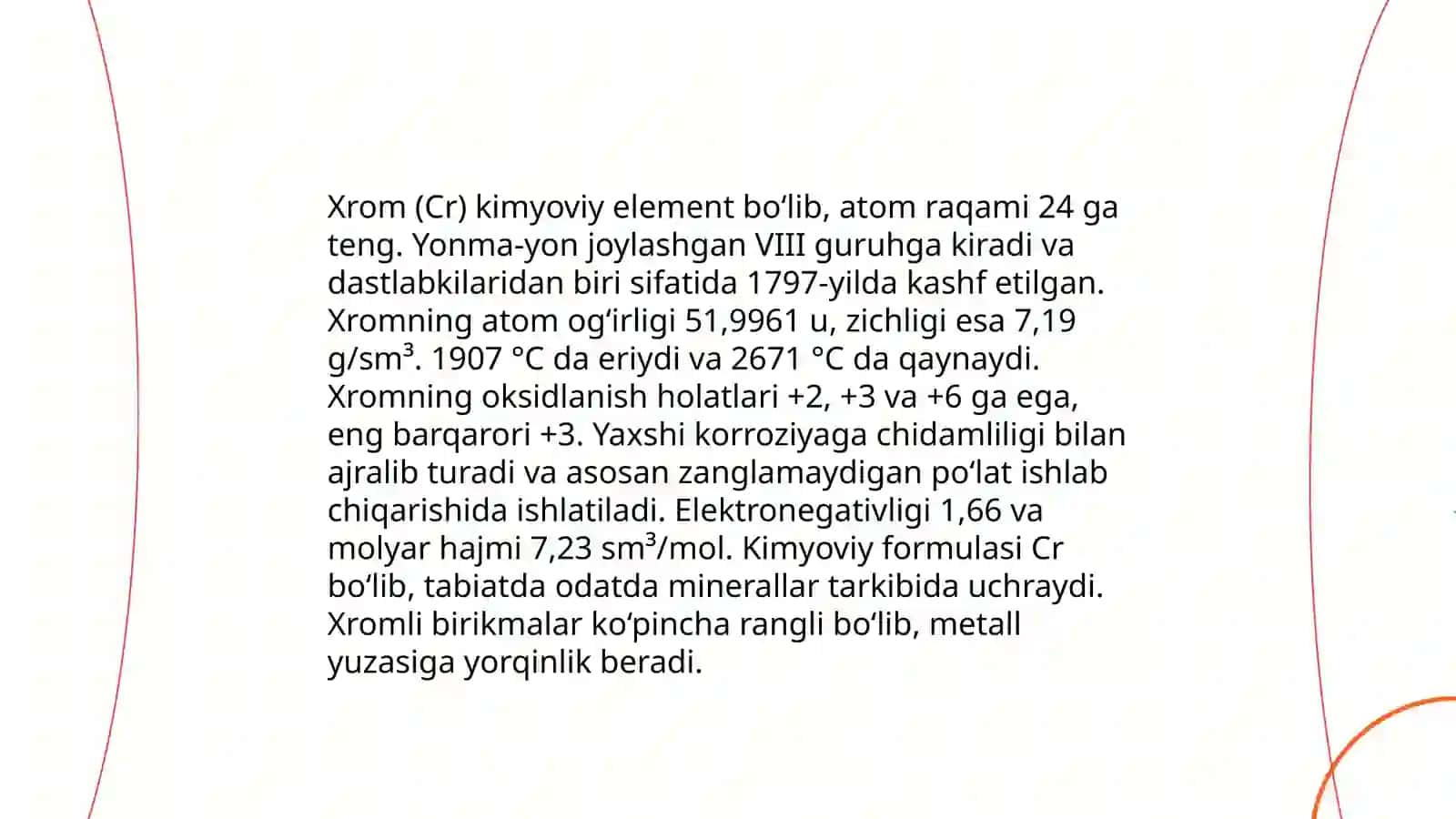 Xrom geokimyosi 3