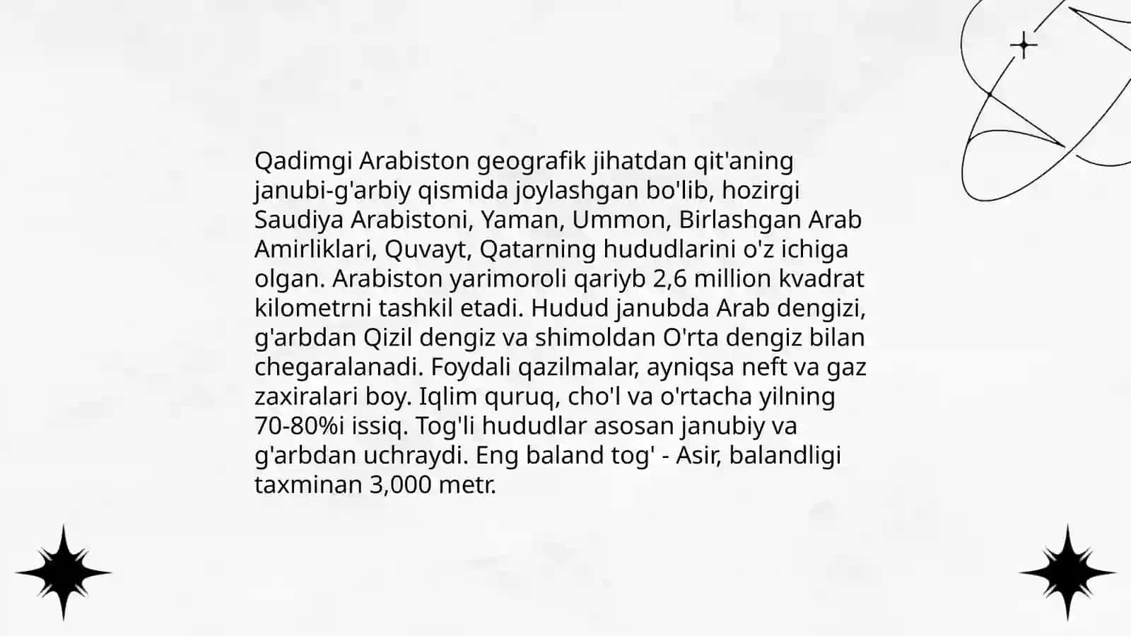 Qadimgi Arabiston tarixi 3