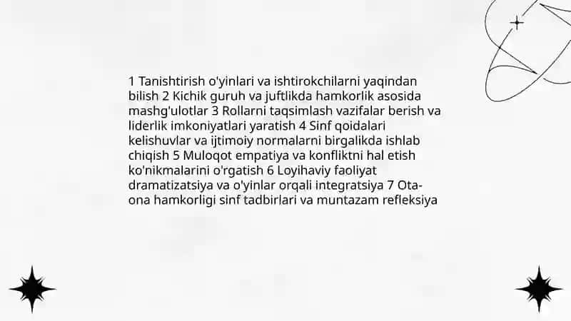 Sinf rahbarining oʻquvchilar jamoasi bilan ishlash usullari 3