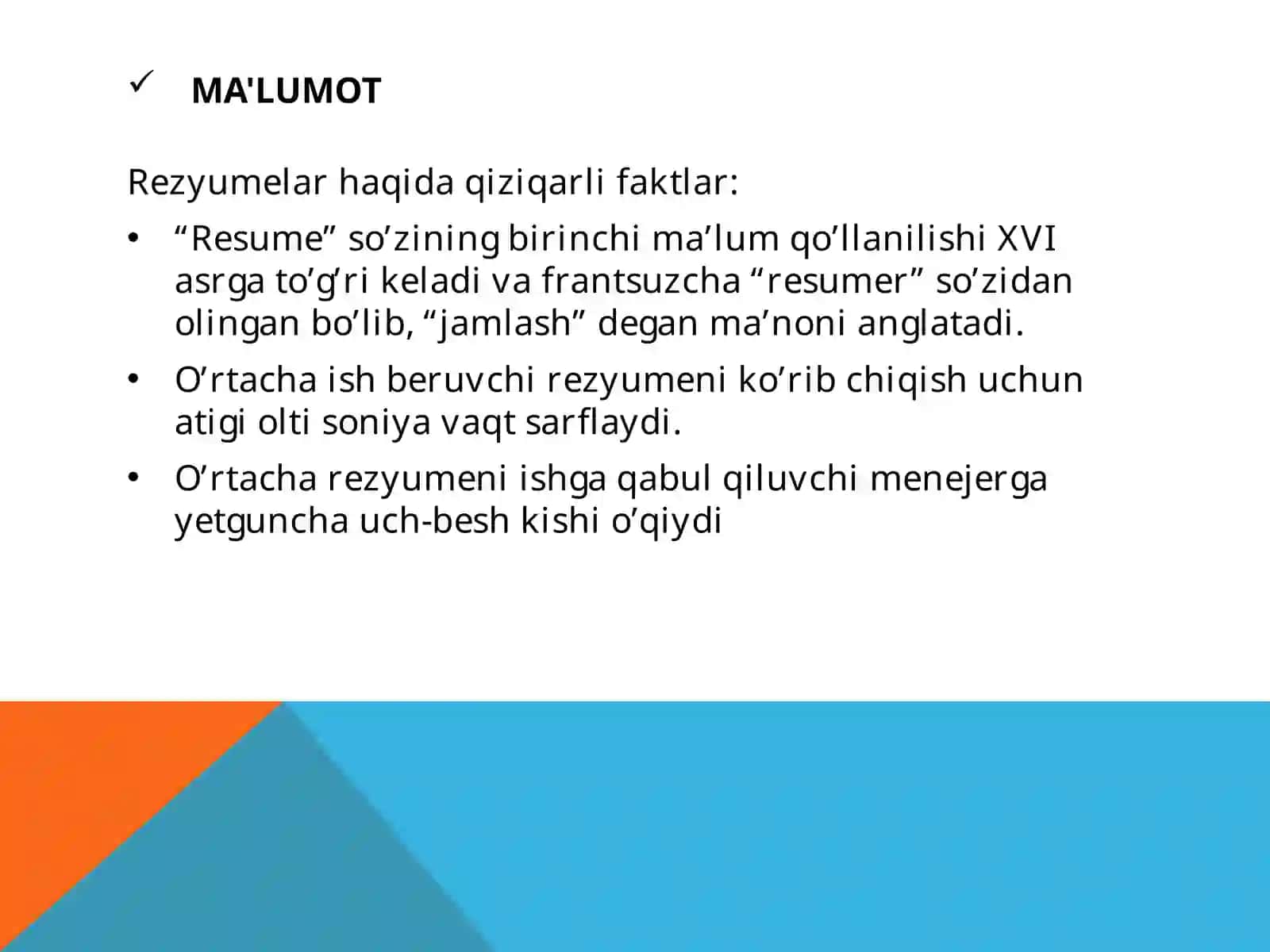 Rezyume 3