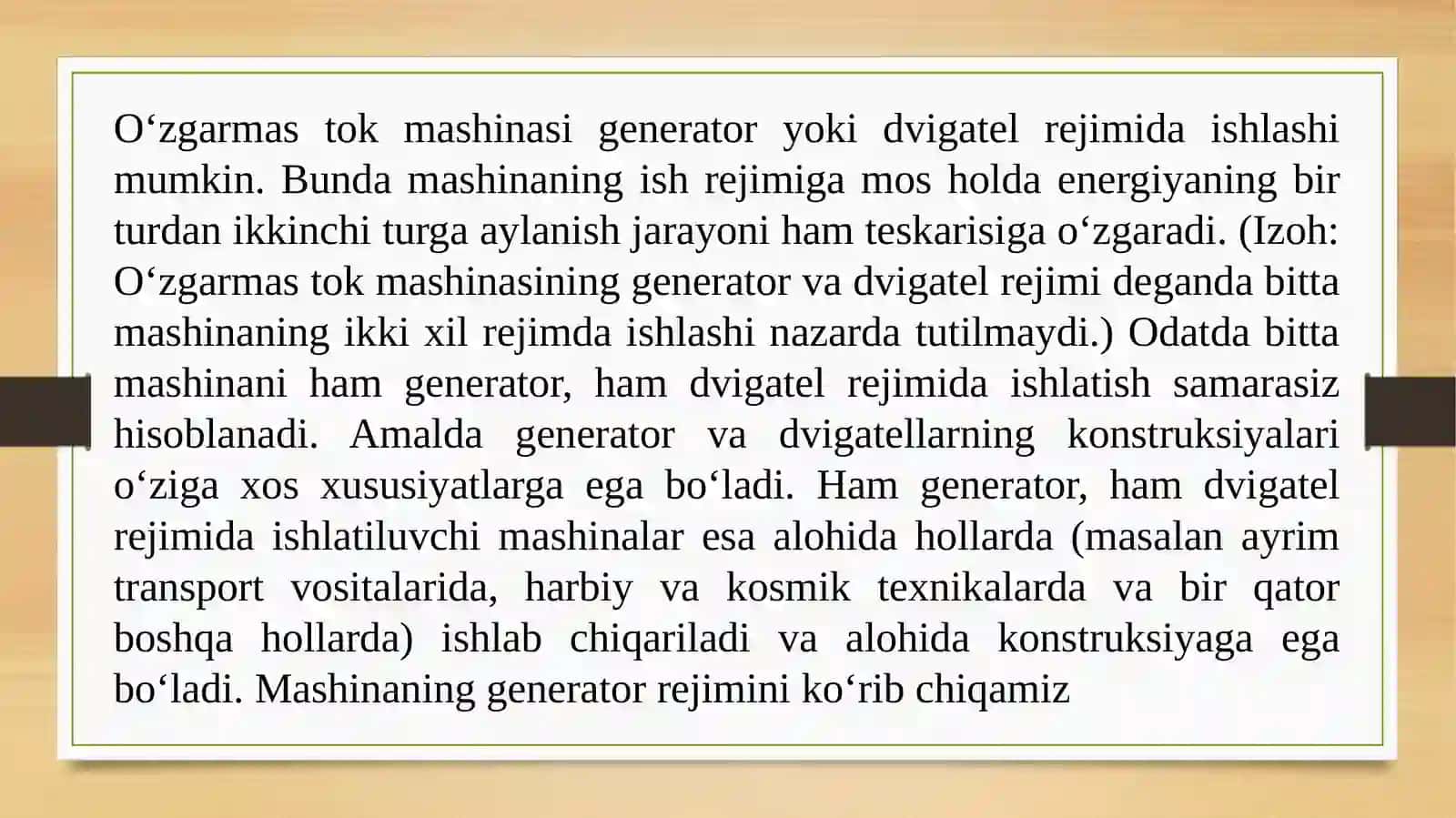 Konchilik korxonalaridagi o’zgarmas tok mashinalarini ishlatish, ta’mirlash va ularga texnik xizmat ko’rsatish 3