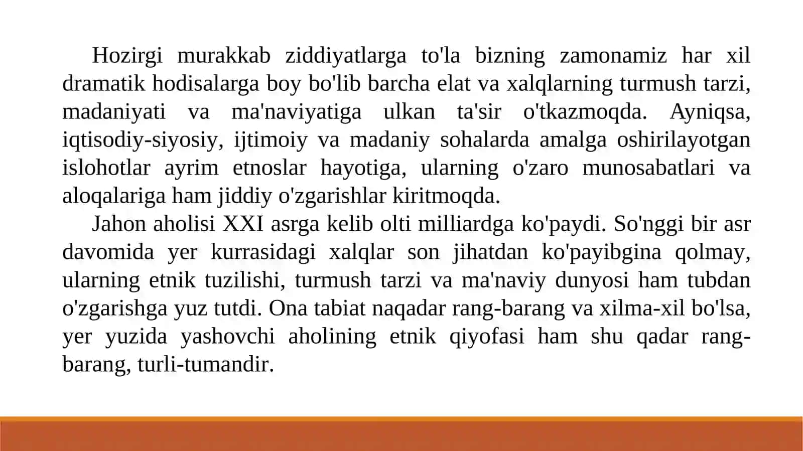 Etnologiya fanidan slayd 3