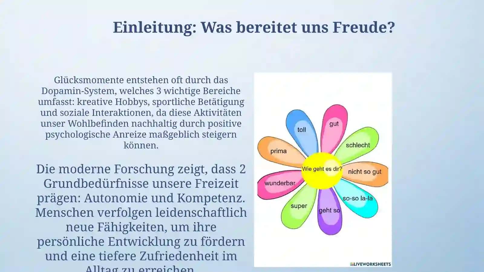 Was machst dugern? 3