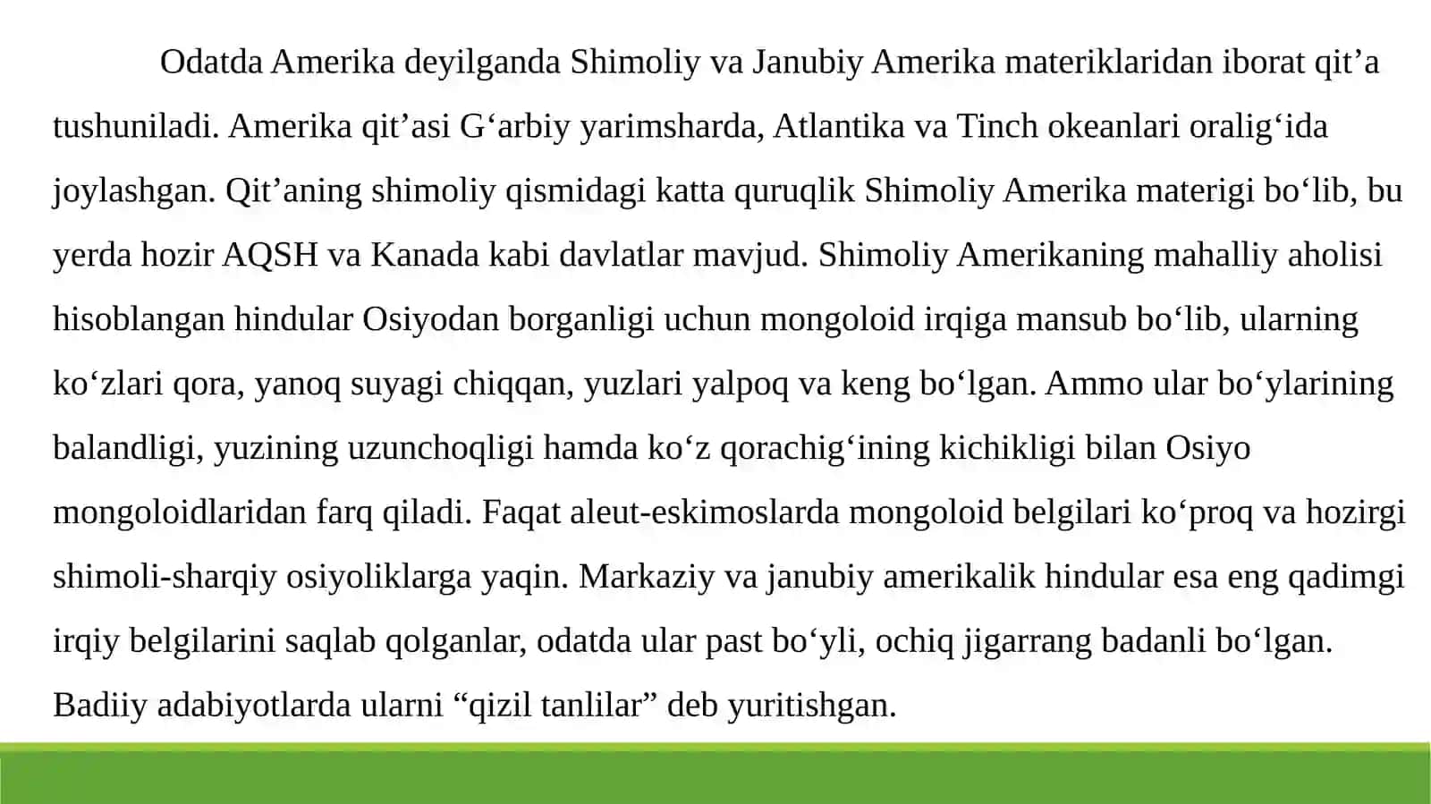 O‘rtaasrlarda Amerika xalqlari 3