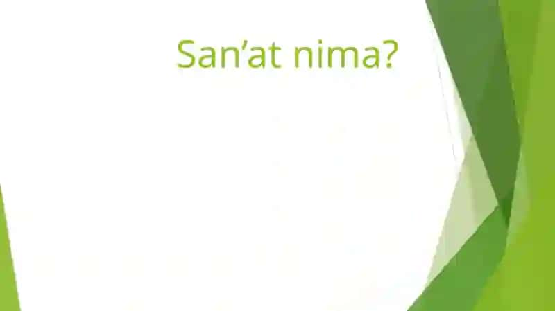 San’atvama’naviyat 3