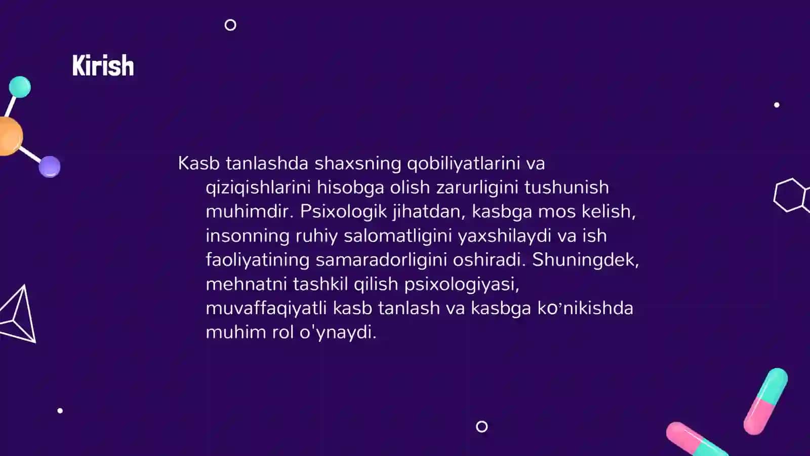 Kasb tanlash va kasbga kо’nikish 3