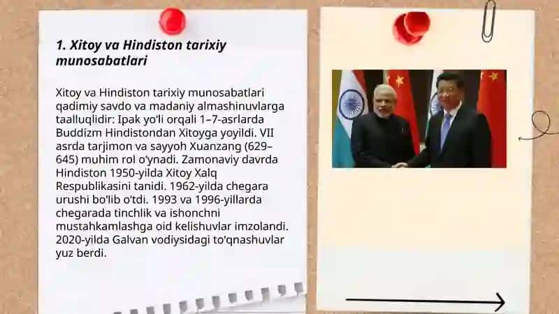 Xitoy va Hindiston muomolari 3