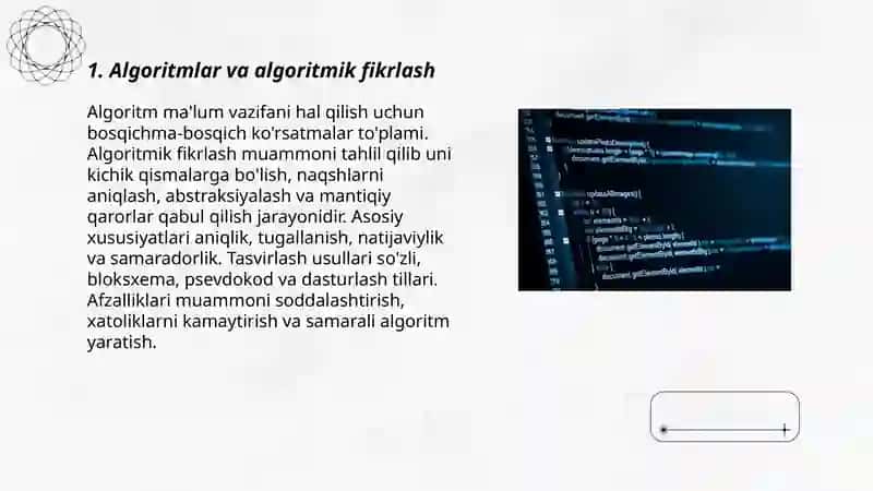 Dasturlash asoslari 3