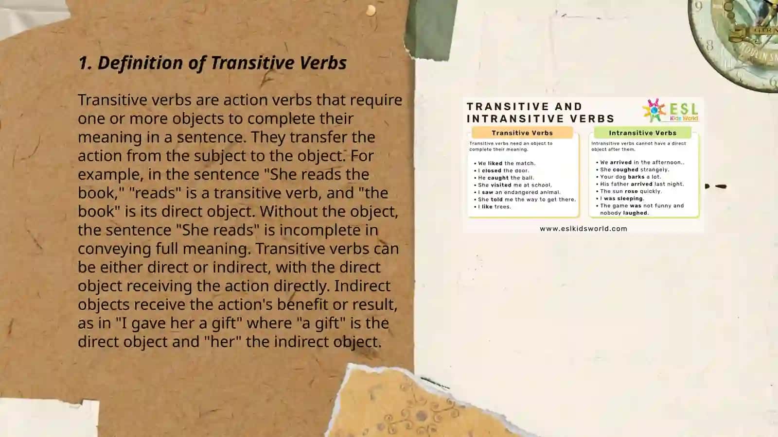 Transitive and Intransitive 3