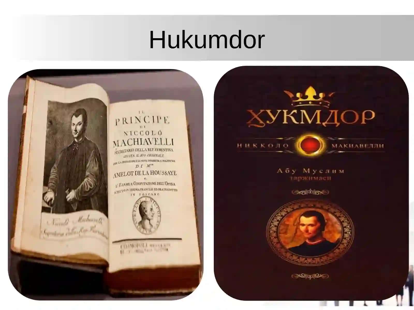 Nikkolo Makiavelli Hukmdor asari asosida 3