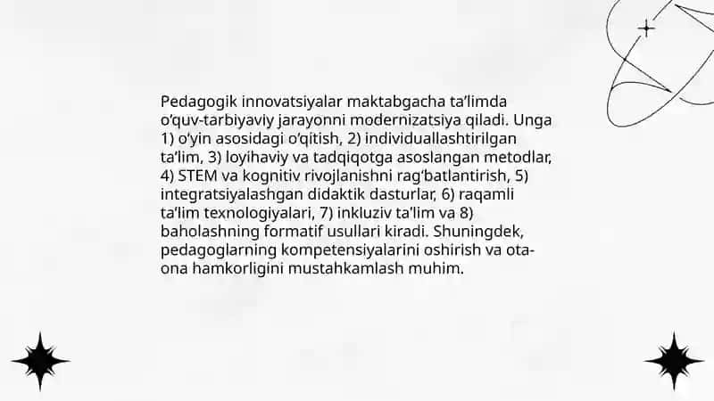 Pedagogik innovatsiyalar 3