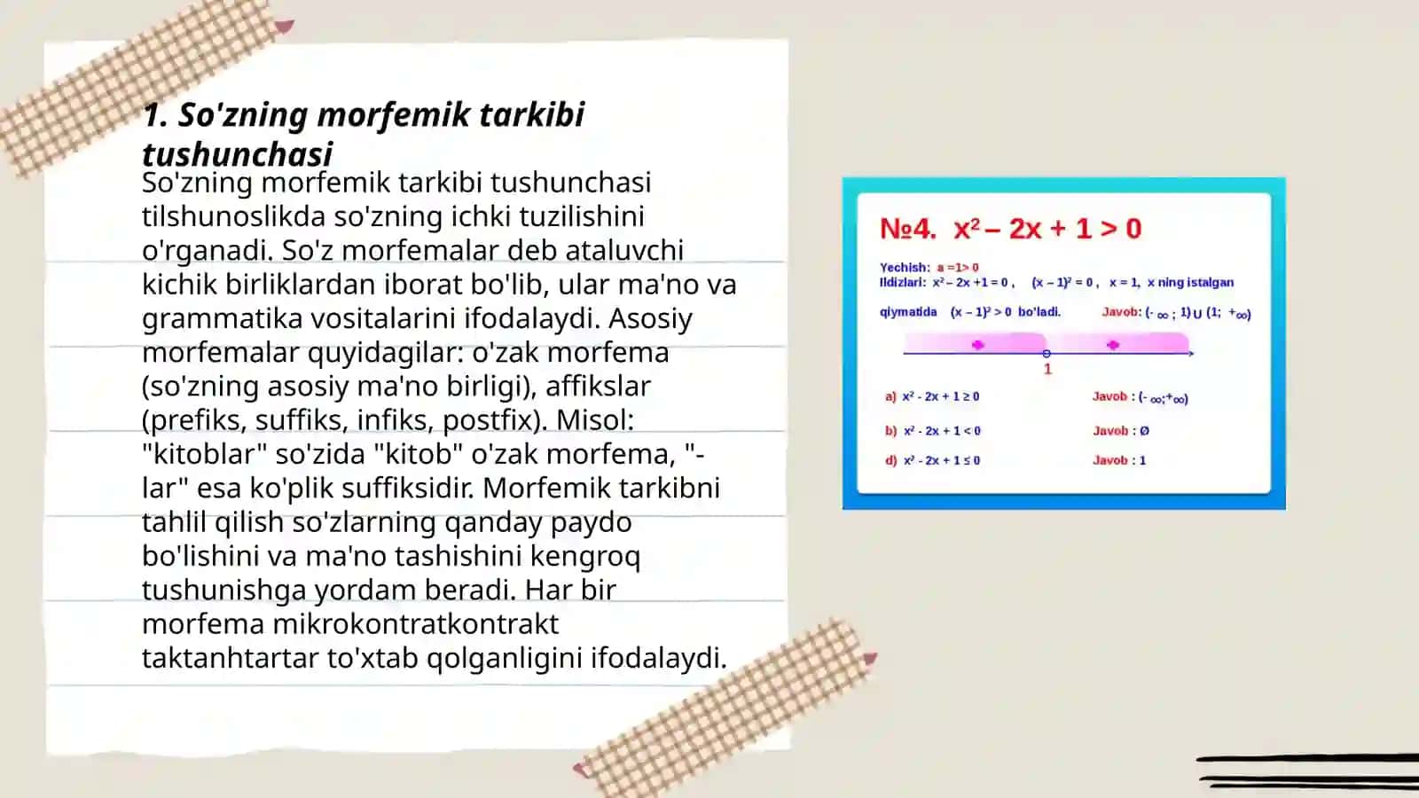 So'zining marfemik tarkibi 3