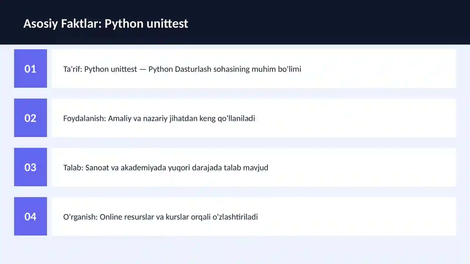 Python unittest 3