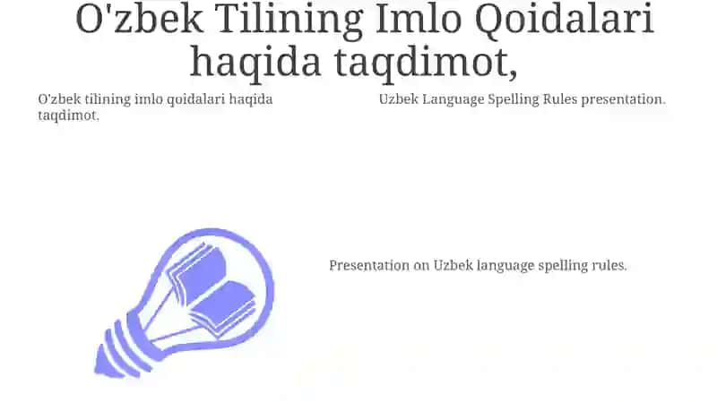 O‘zbek Tilining Imlo Qoidalari 3