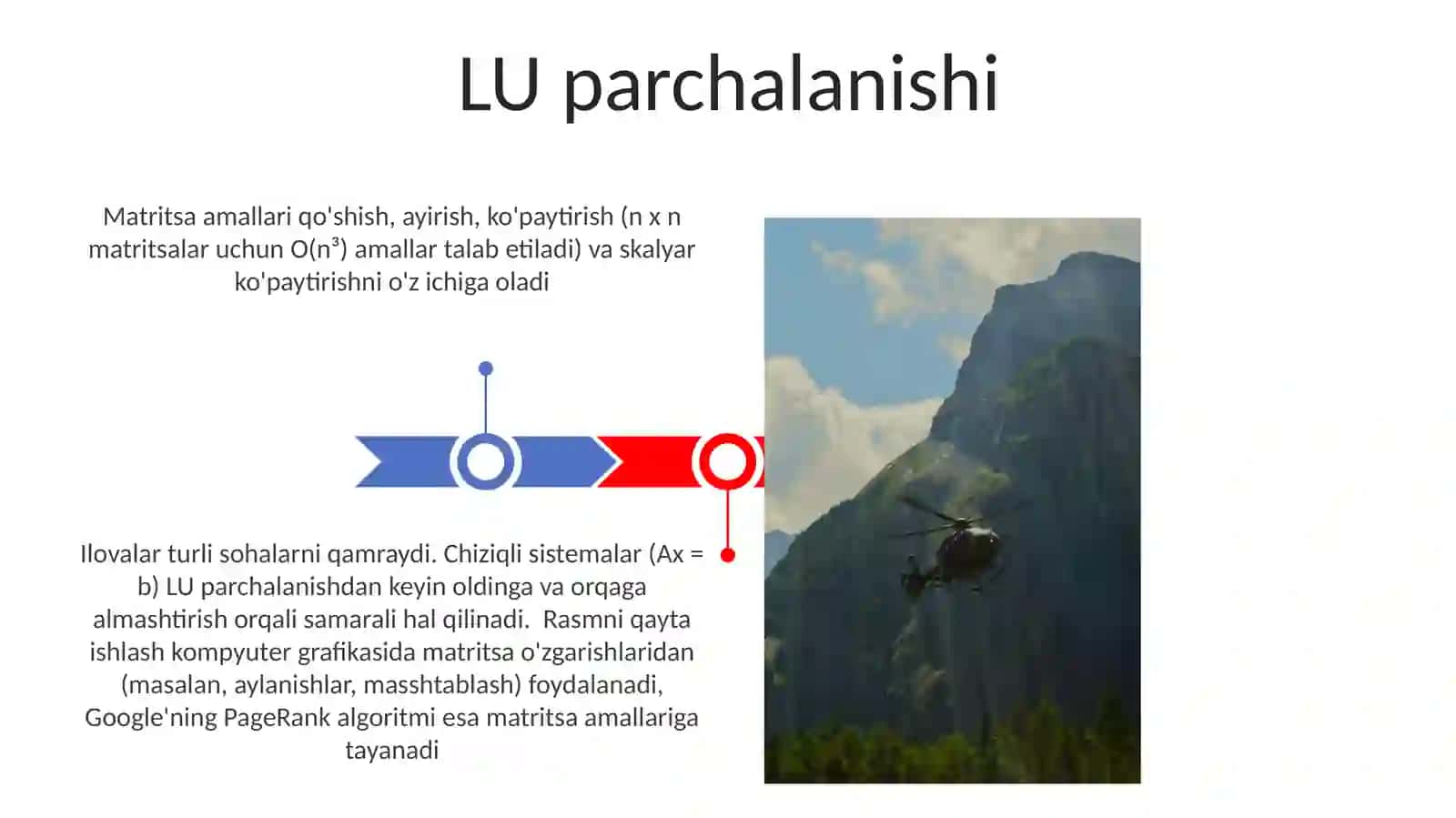Matritsa amallari 3