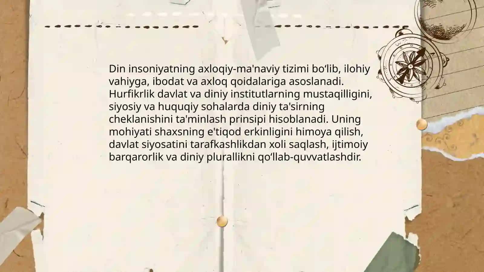 Din va hurfikrlik 3