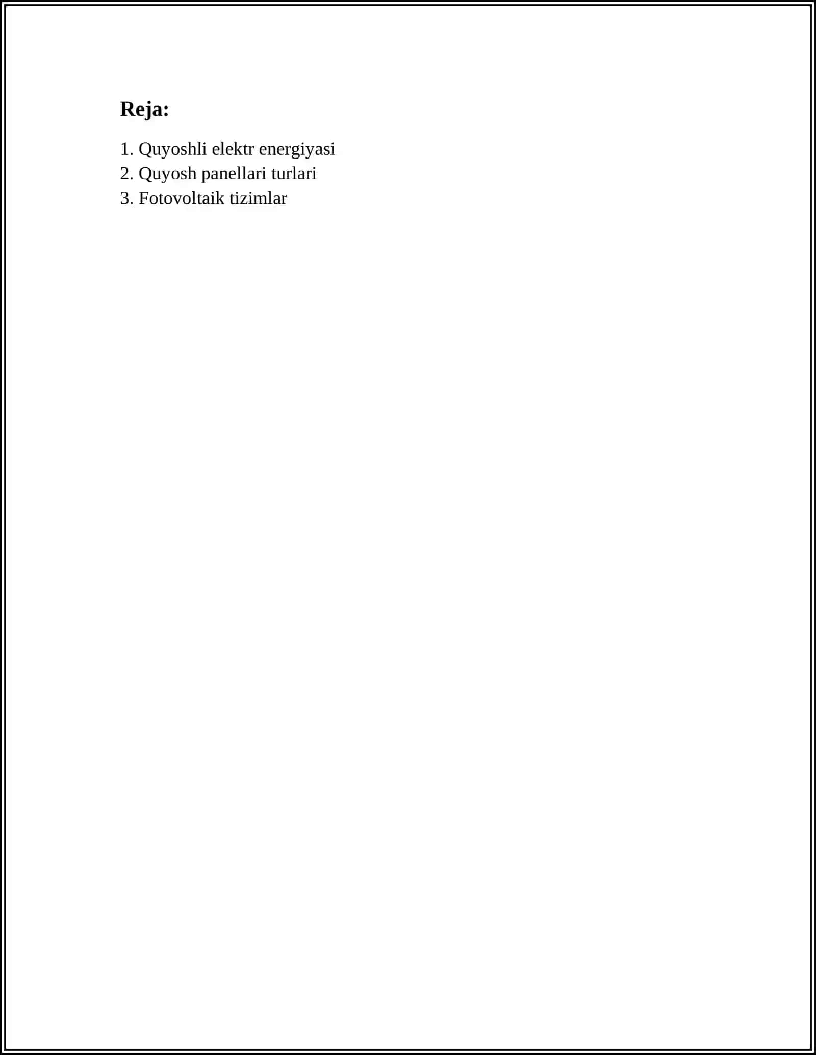 Quyoshli elektr energiyasi 3