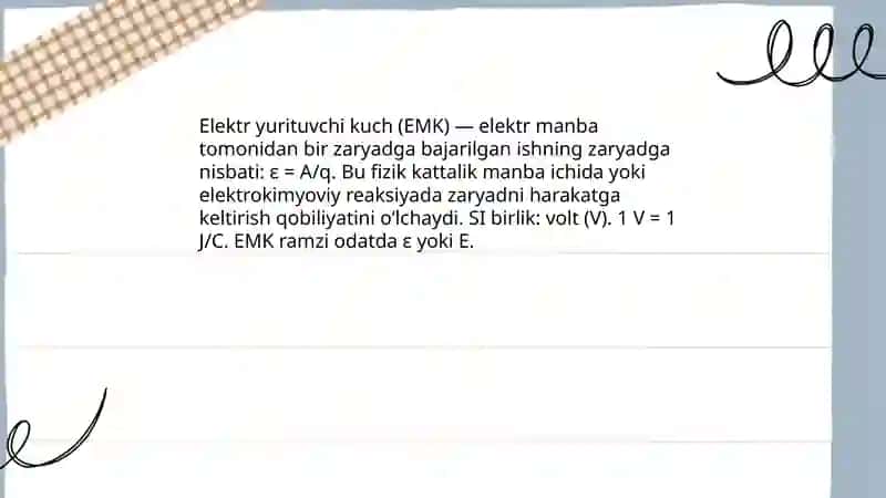 Elektr yurituvchi kuch 3