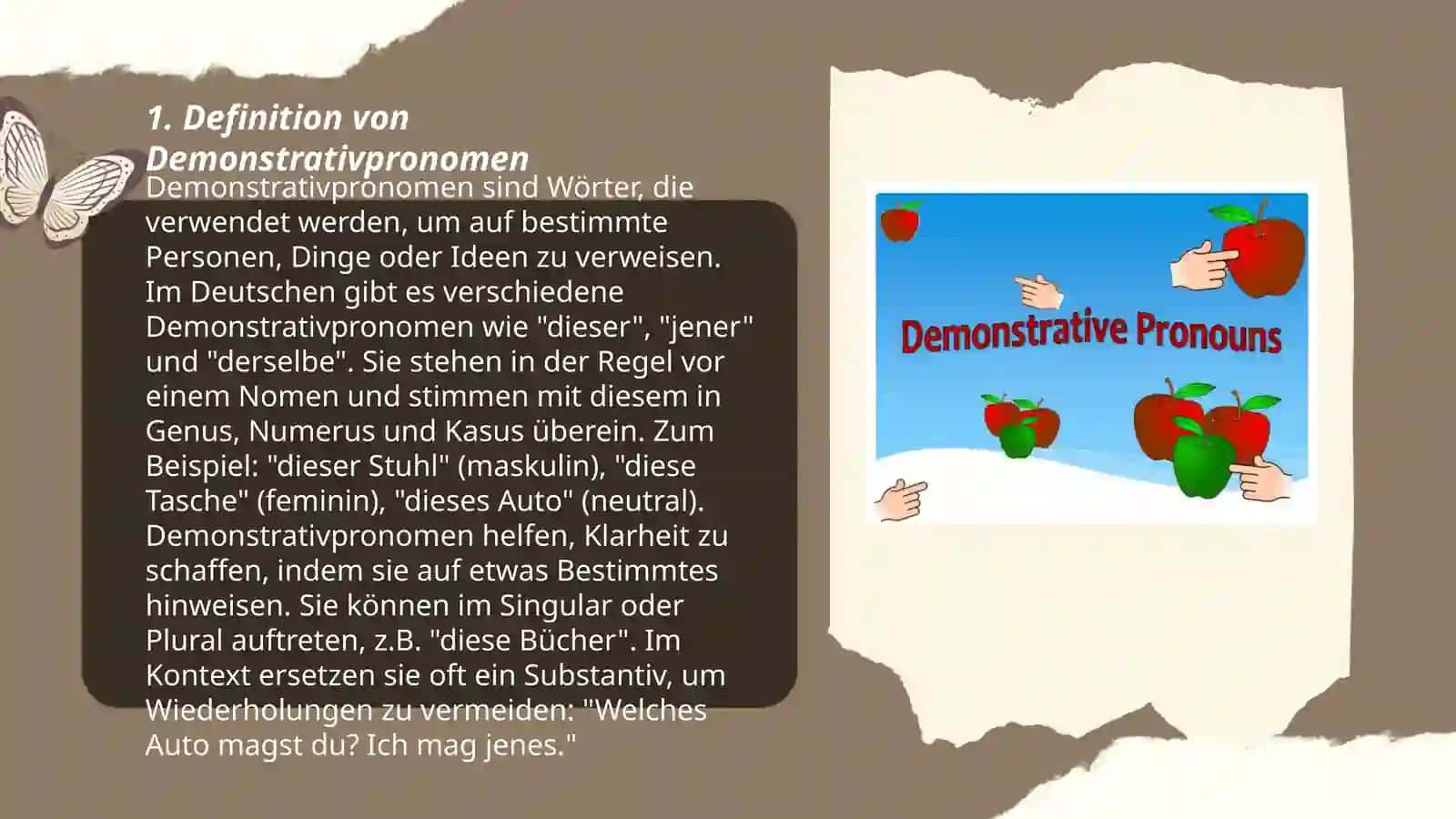 Demonstrativ pronomen 3