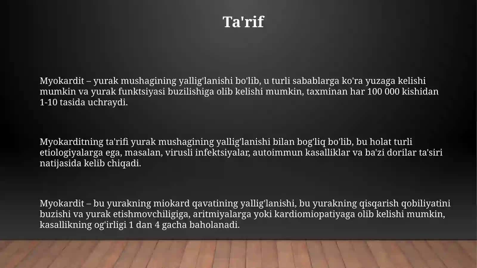 Miokarditlar 3