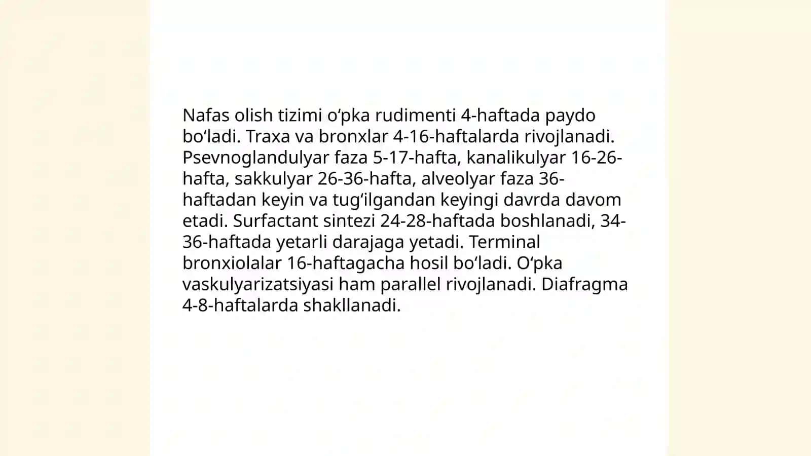 Nafas olish tizimining yosh xususiyatlari va gigiyenasi 3