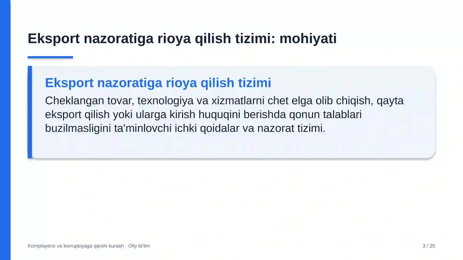 Interfeys dizayni studiyalarida eksport nazoratiga rioya qilish tizimi 3