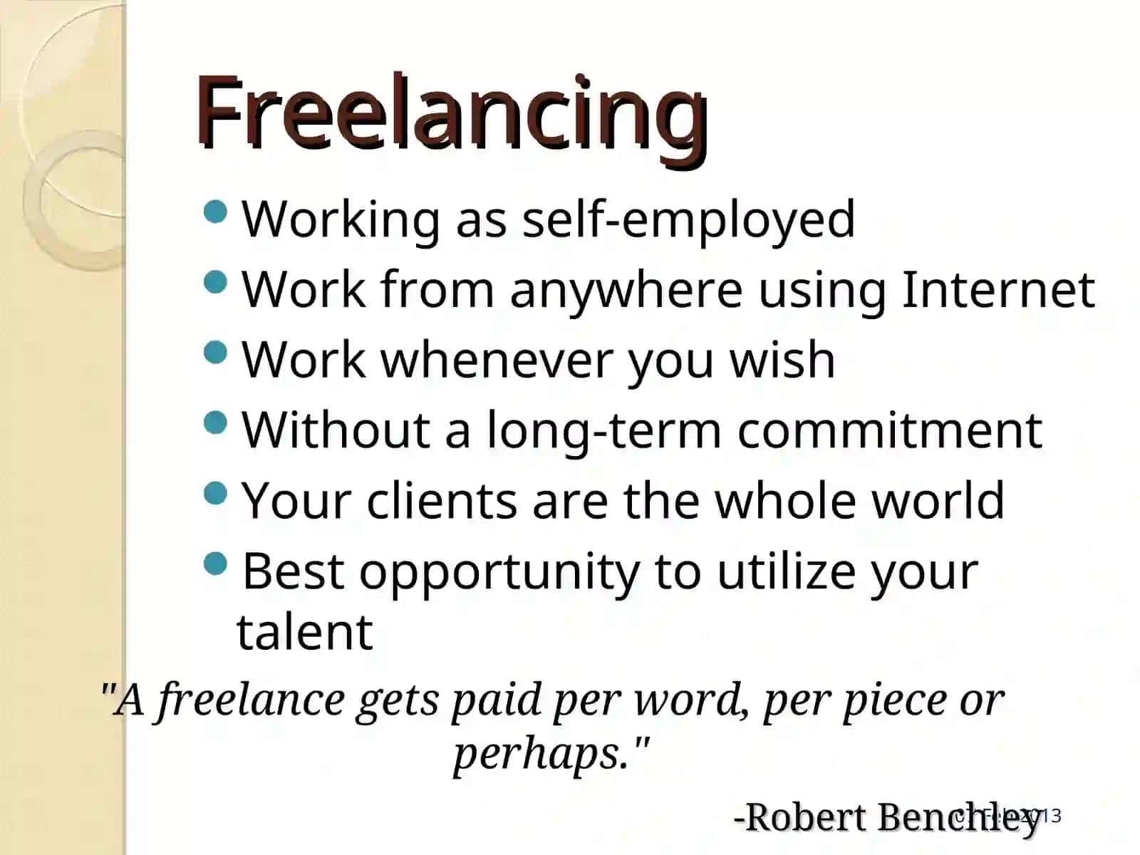 Freelancing 3